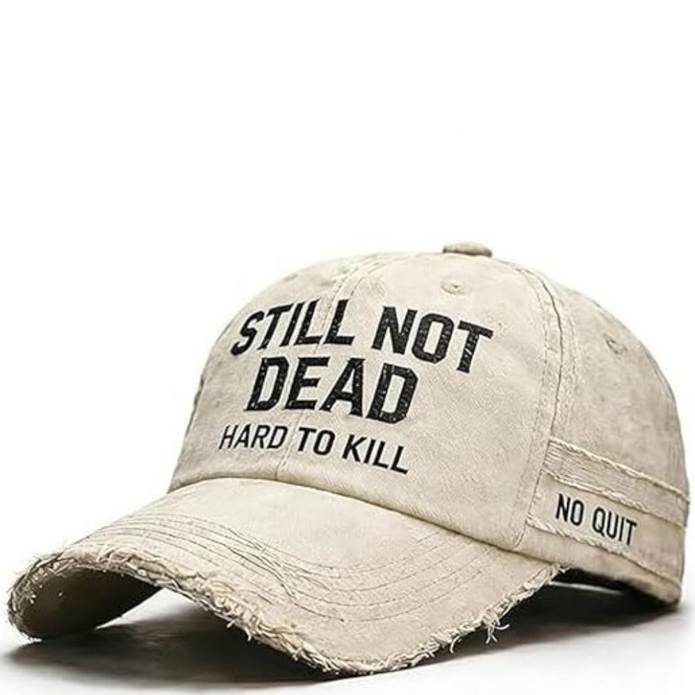 STILL NOT DEAD Embroidered Cotton Baseball Cap Vintage Washed Hat