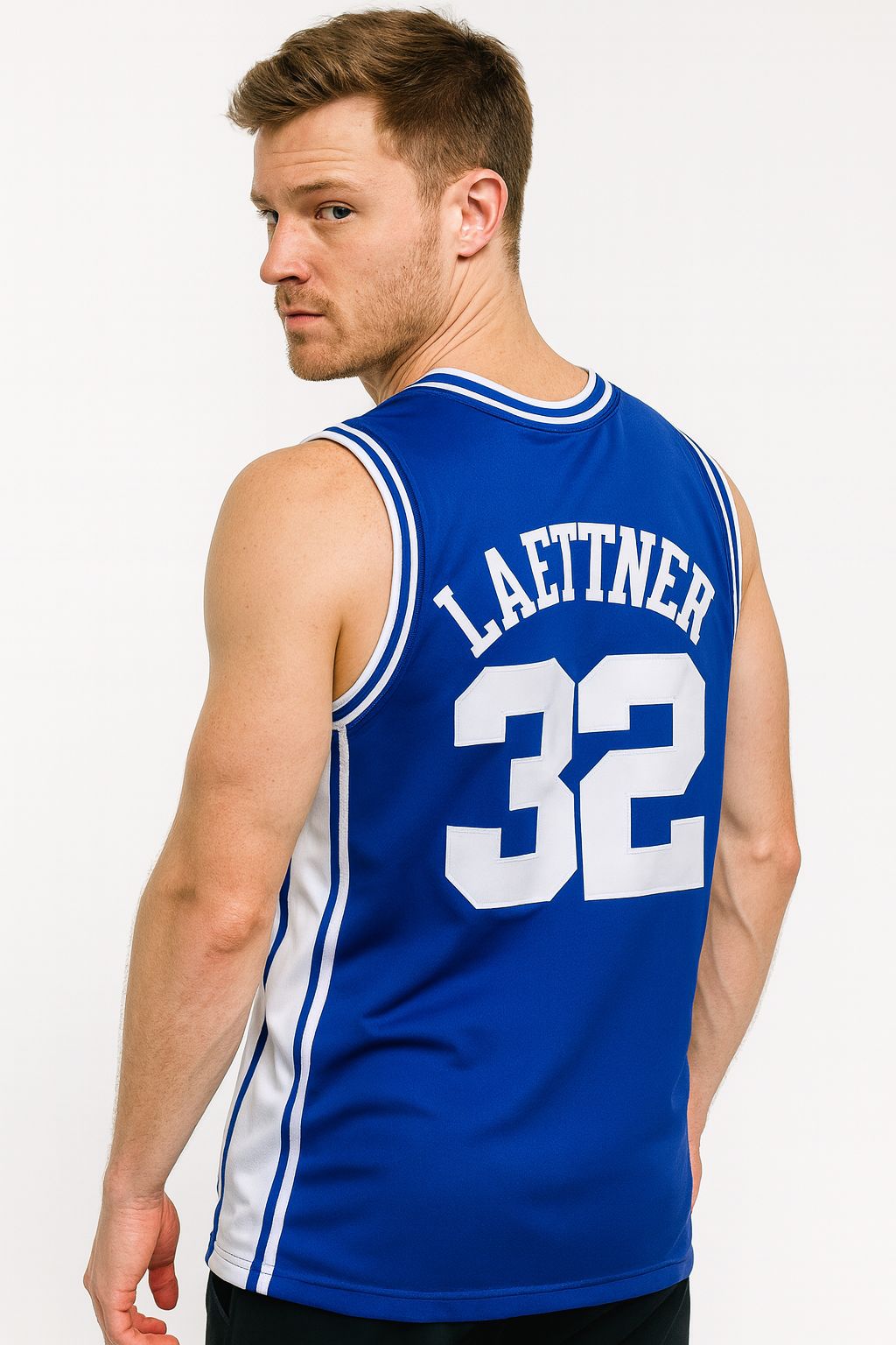 Christian Laettner #32 Duke Blue Devils College Throwback Basketball Jersey