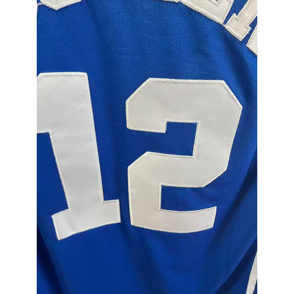 Cameron Boozer #12 Duke College Basketball Jersey  -Blue Embroidery