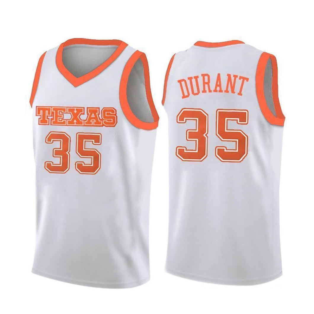 Customize Kevin Durant #35 Texas University Basketball Jersey College