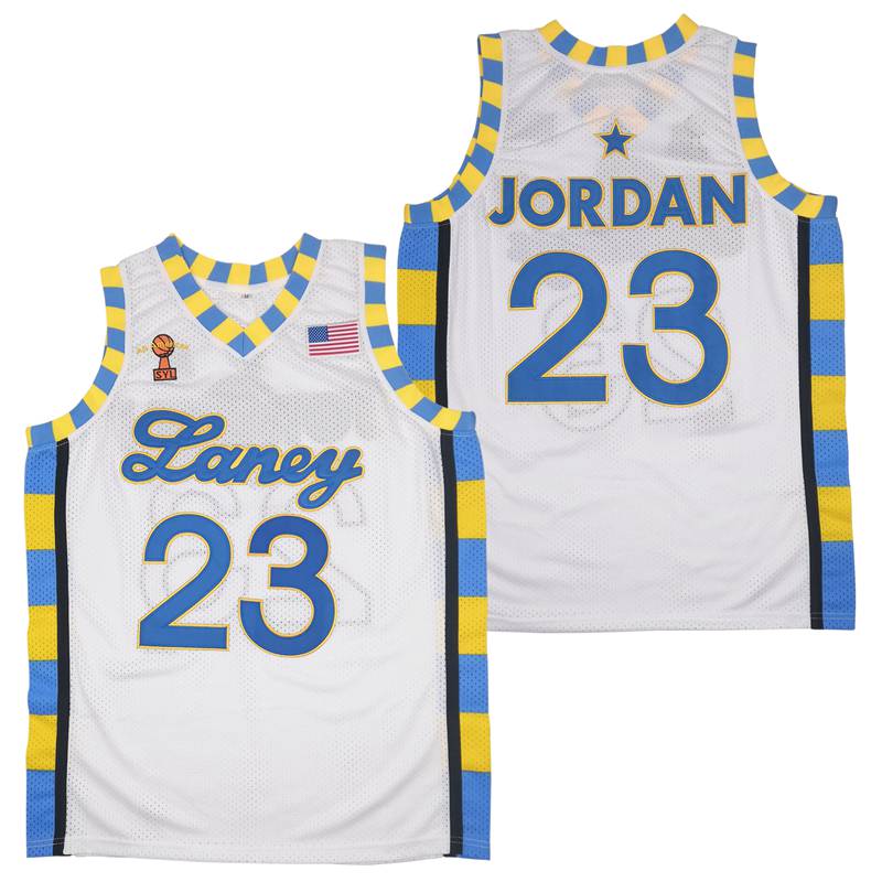 Retro Laney #23 Jordan Throwback Basketball Jersey