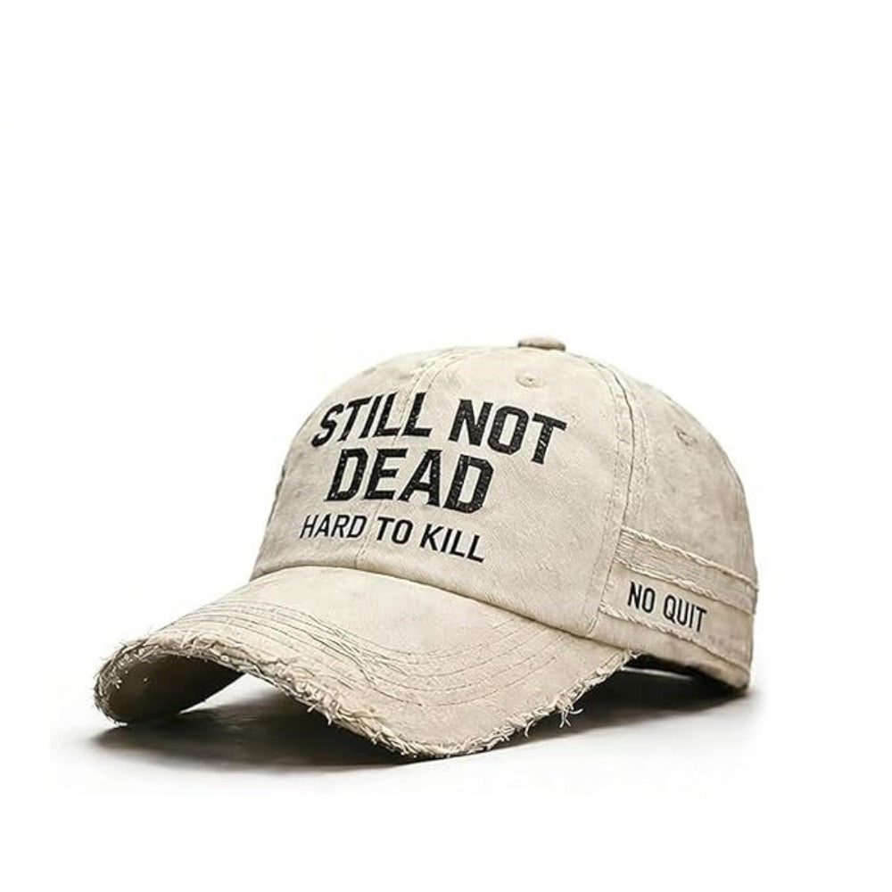 STILL NOT DEAD Embroidered Cotton Baseball Cap Vintage Washed Hat