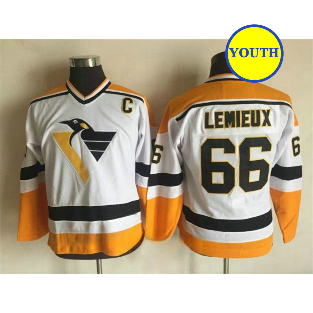 Custom Children Size Ice Hockey Jersey Boston Colorado Capital Penguin Duck for Youth