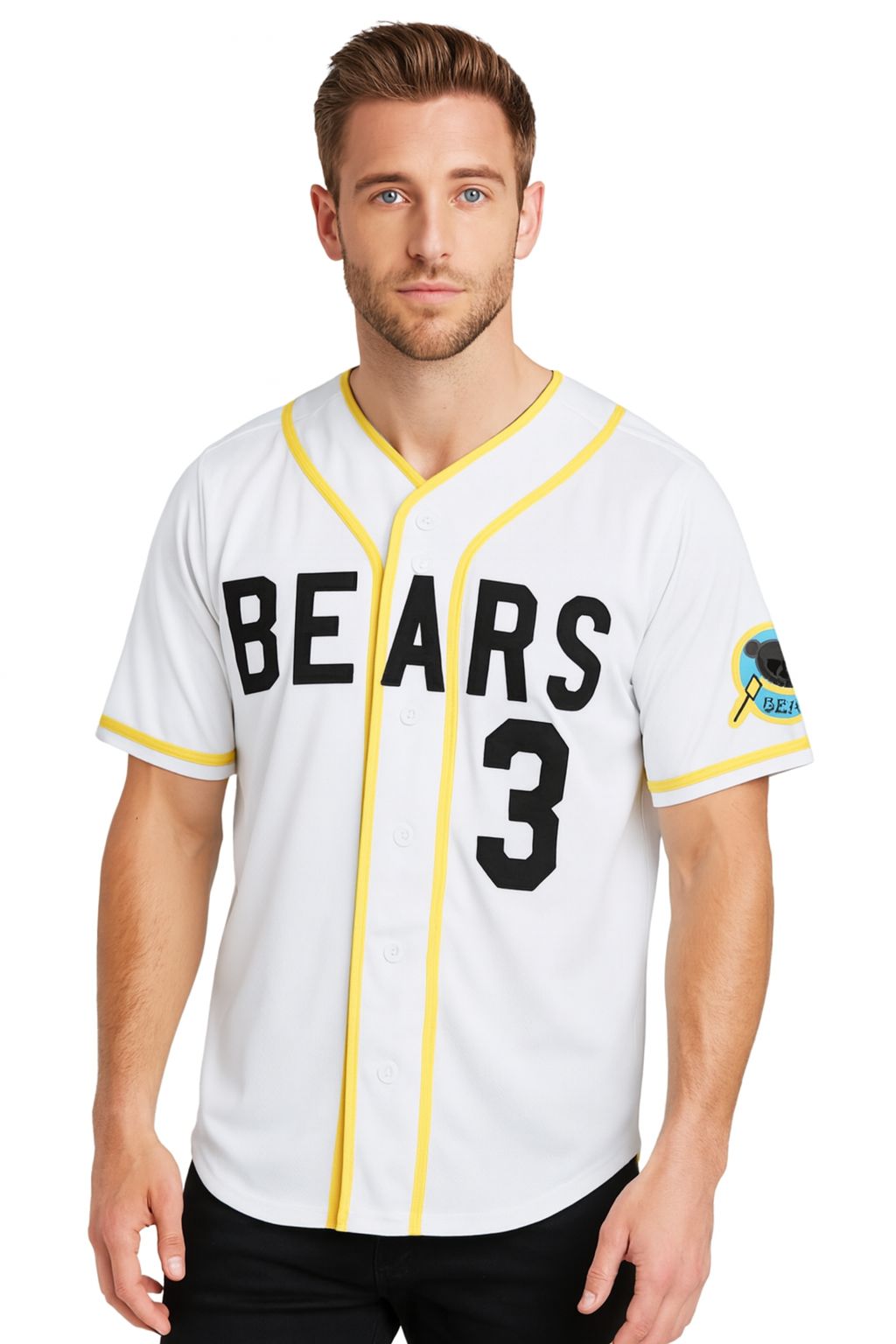 The Bad News Bears #3 Kelly Leak Baseball Jersey