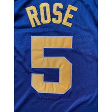 Load image into Gallery viewer, Jalen Rose #5 Michigan Basketball Jersey College  Jerseys Dark Blue