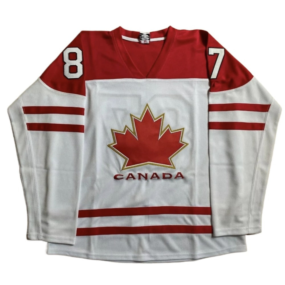 Custom Throwback Retro  Canada Hockey Jersey Your Name Your Number Stitched White
