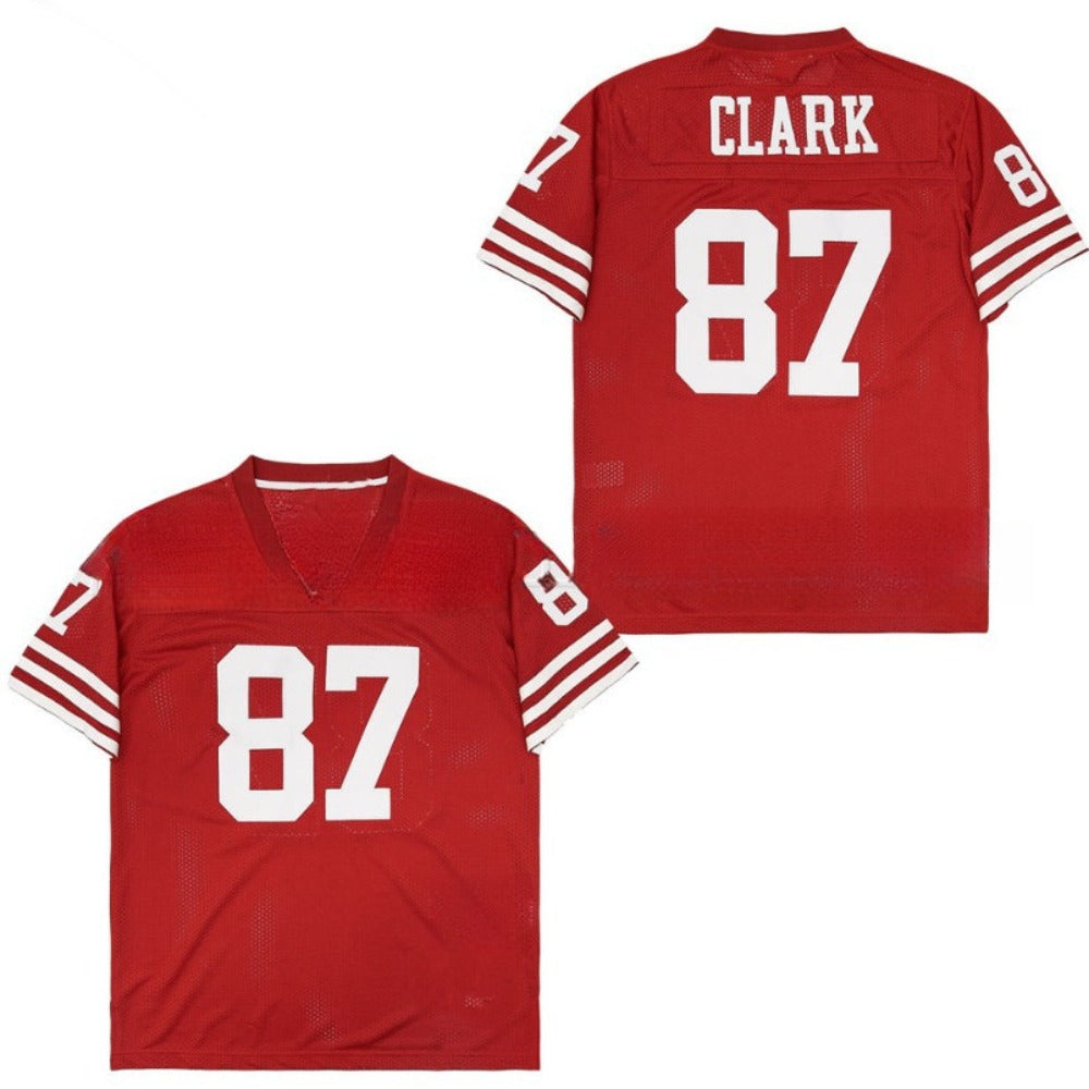 49Ers Red 1989 Retro American Football Jersey #16 #21 # 42 #80 #87