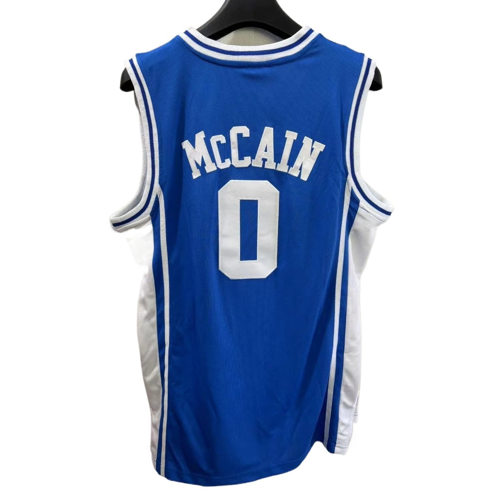 Jared McCain #0 Duke College Basketball Jersey - Blue Embroidery