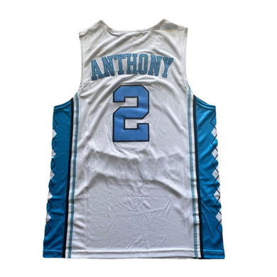 Retro Cole Anthony #2 North Carolina Basketball Jersey College White