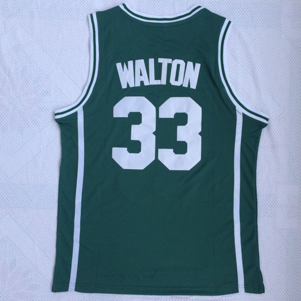 Bill Walton #33 Helix High School Green Embroidered Basketball Jersey