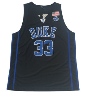 Grant Hill #33 Duke Blue Devils College Throwback Basketball Jersey Black