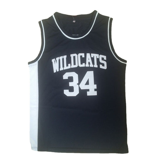 Len Bias #34 Vintage Wildcats High School  Basketball Jersey - Classic Retro Fan Gear Black