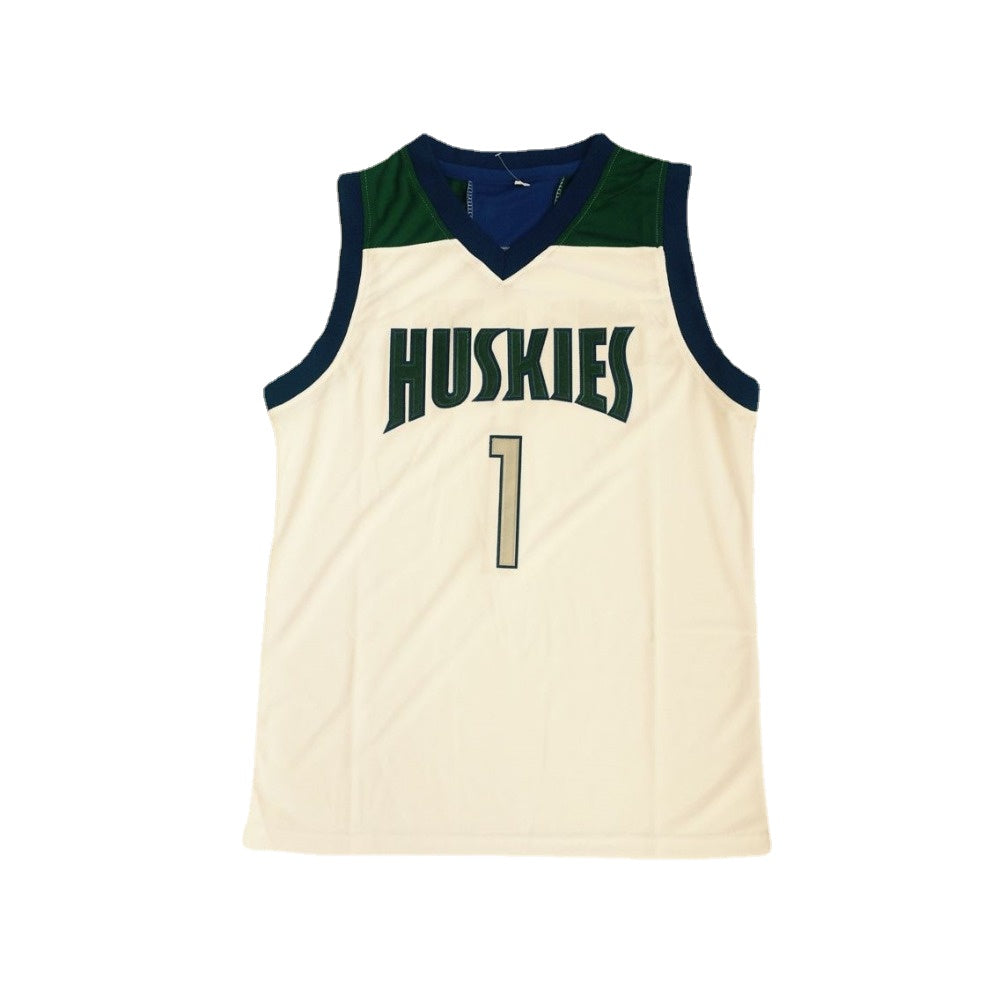 #1 Chino Hill High School Huskies Jersey Throwback Jersey