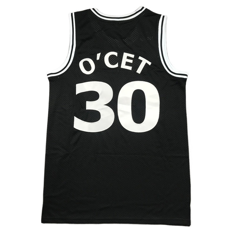 Men's #30 Perc O'Cet Basketball Jersey - Black Embroidery