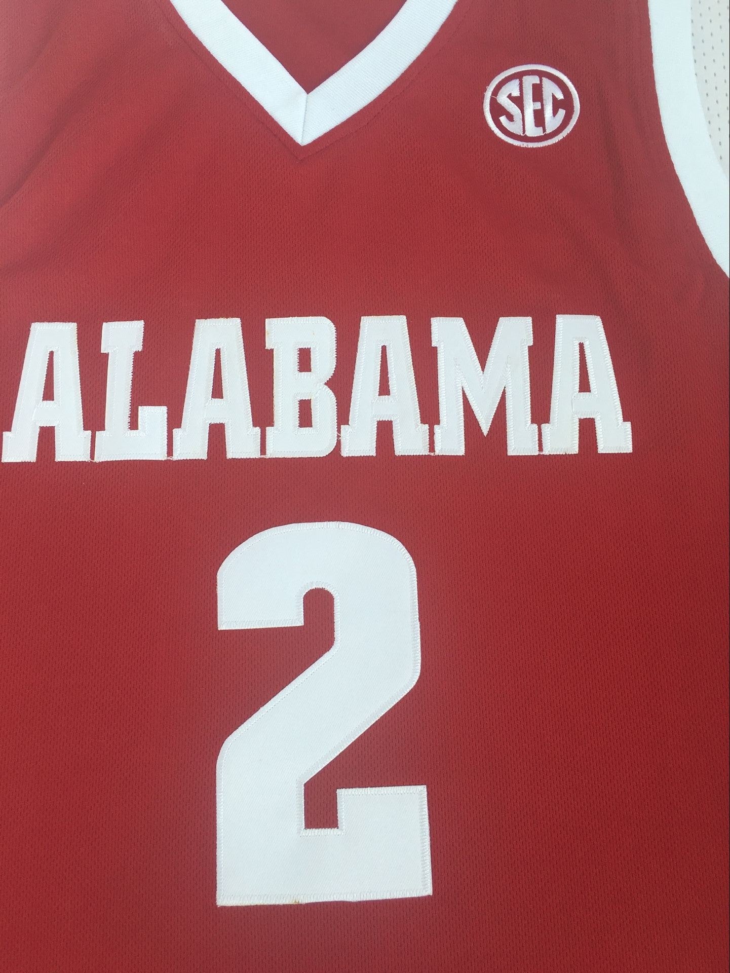 Retro Men's Collin Sexton #2 Alabama Crimson Tide Throwback Basketball Jersey