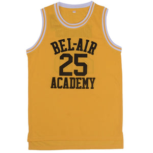 The Fresh Prince of Bel-air Academy Basketball Jersey #25 Carlton Banks
