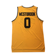 Load image into Gallery viewer, UCLA RUSSELL WESTBROOK 0 COLLEGE BASKETBALL JERSEY Yellow