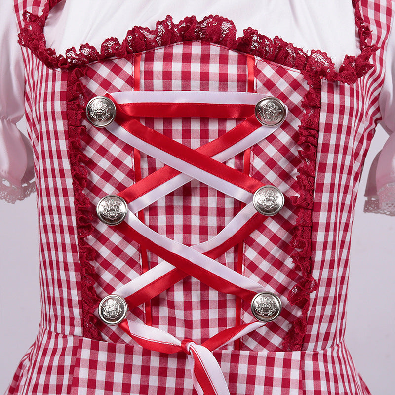 Dirndl Dress Bavarian German Traditional Oktoberfest Clothing for Women and Men