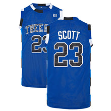 Load image into Gallery viewer, Nathan Scott #23 One Tree Hill Ravens Throwback Basketball Movie Jersey