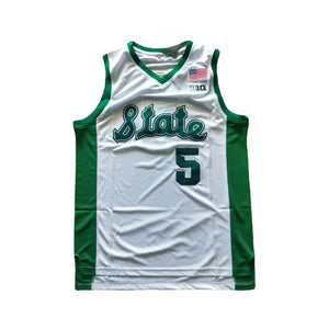 Cassius Winston #5 Michigan State Spartans College Basketball Jersey