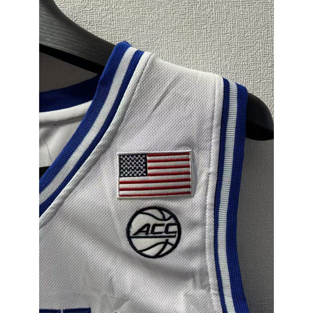 Cooper Flagg #2 Duke College Basketball Jersey - White Embroidery