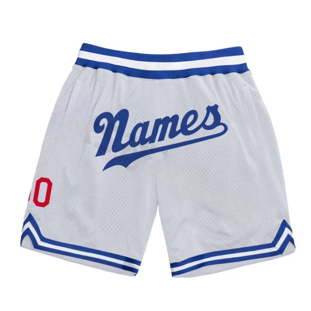 Customized Embroidery Personalized Mesh Basketball Pants Sweatpants Your Name Your Number Shorts