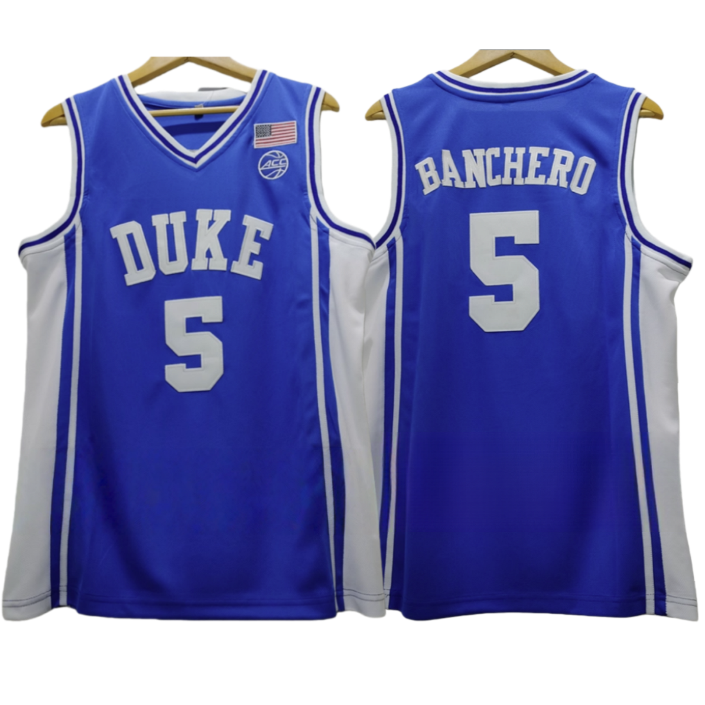 Paolo Banchero #5 Duke College Basketball Jersey -Blue