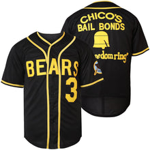 Load image into Gallery viewer, The Bad News Bears #3 Kelly Leak Baseball Jersey Black