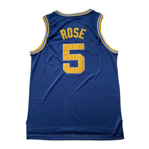 Jalen Rose #5 Michigan Basketball Jersey College Customize Jerseys Dark Blue