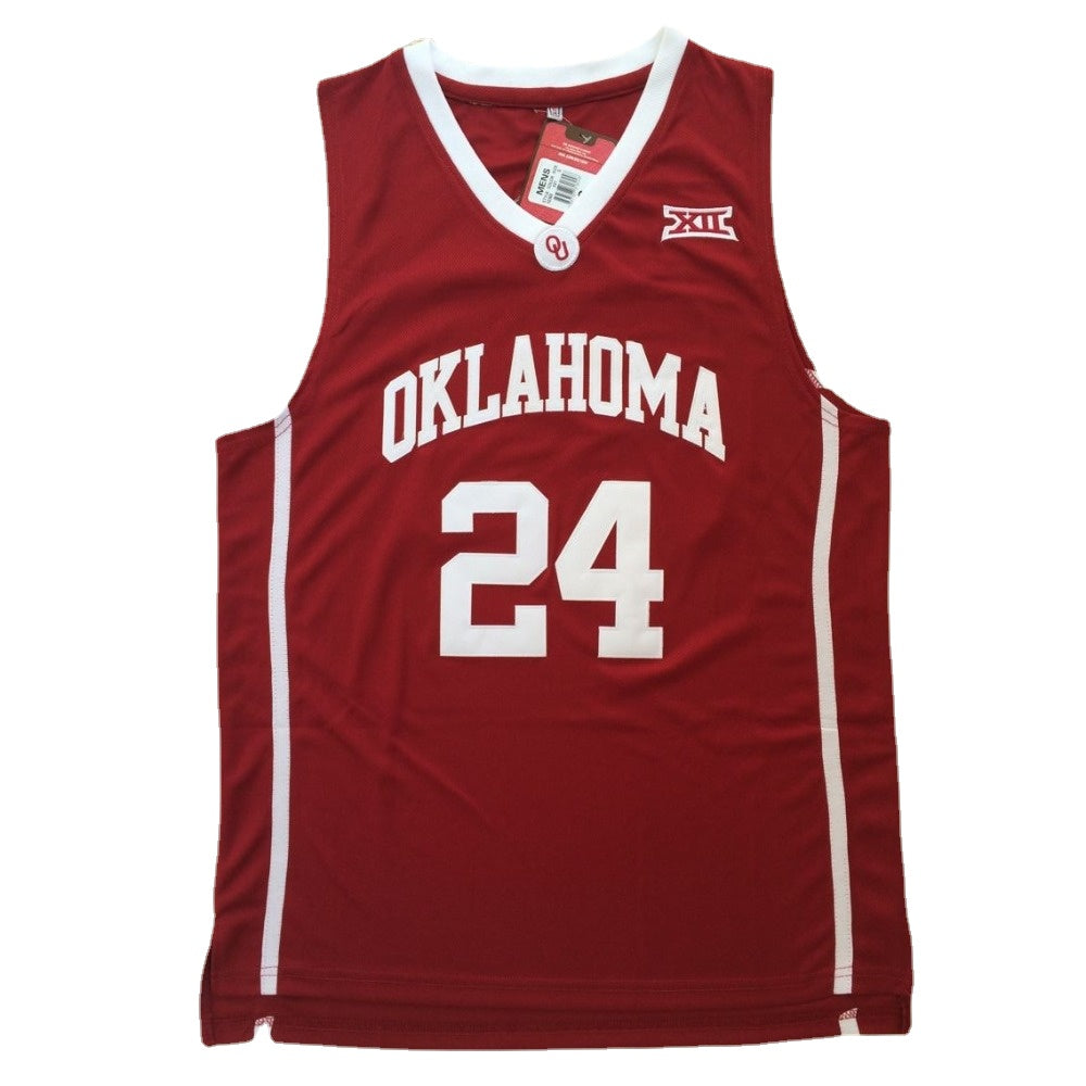 Oklahoma Sooners #24 Buddy Hield Red Basketball Jersey - College Fan Gear