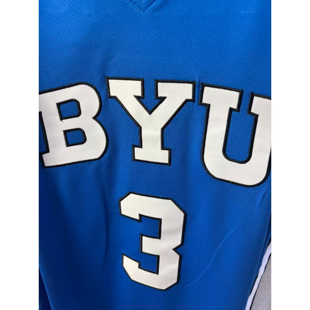 Custom BYU AJ Dybantsa  #3 Brigham Young University College Basketball Jersey
