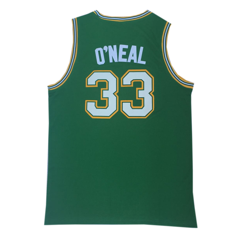 Shaquille O'Neal #33 Cole High School Throwback Jersey Green