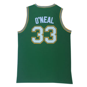 Shaquille O'Neal #33 Cole High School Throwback Jersey Green