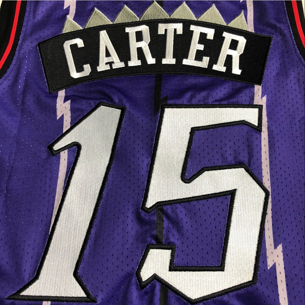 Premium Retro Throwback Embroidered Quality Basketball Jersey Vince Carter #15 Limited Edition