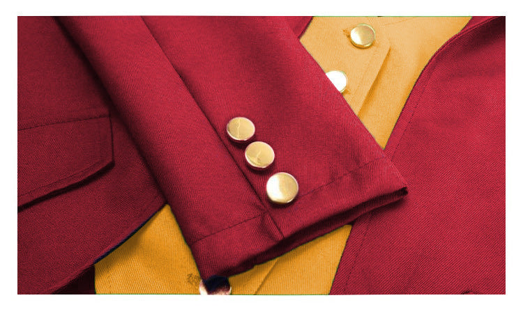 Men Retro Steampunk Retro Coat Clown Cosplay Costume Jacket Tuxedo