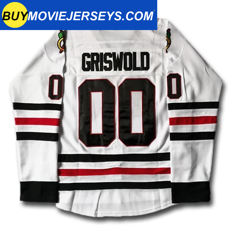 Christmas Vacation Griswold #00 White Hockey Jersey