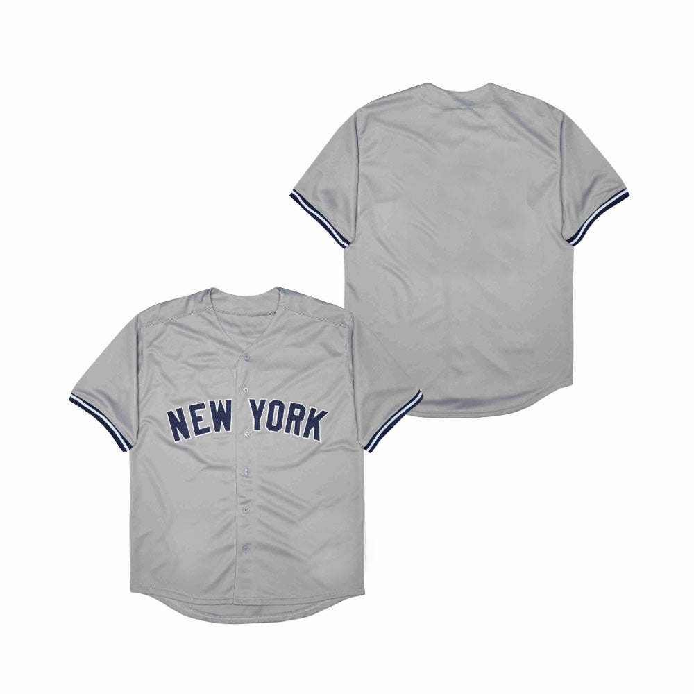 New York Retro Baseball Jersey Stitched 90s Clothing Shirt for Party