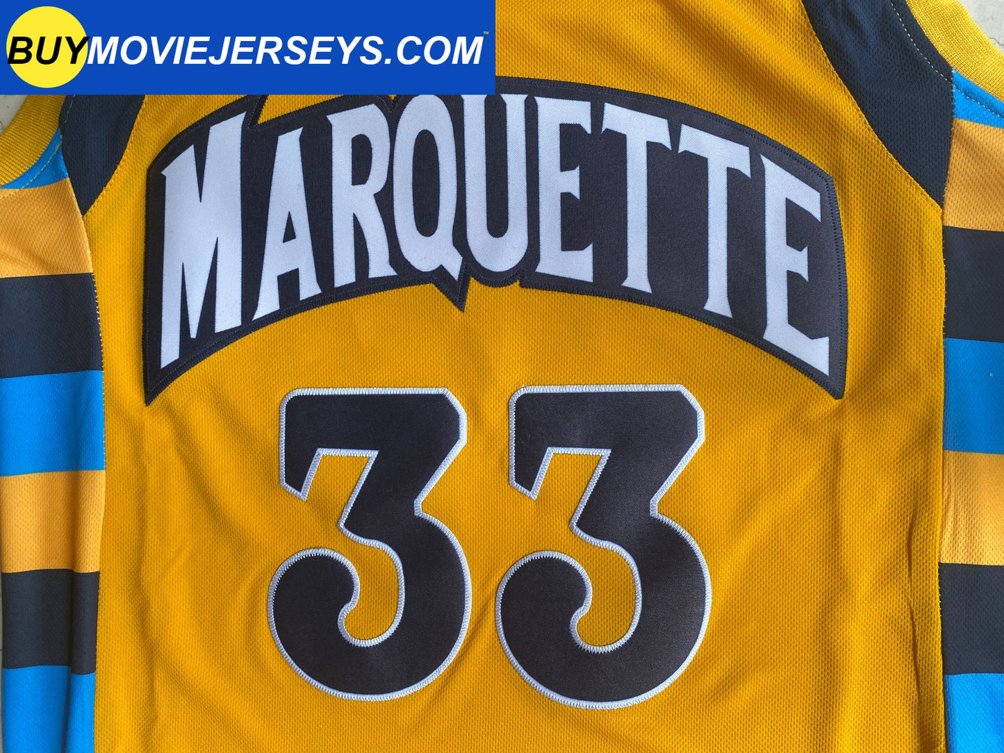 Marquette #33 Jimmy Butler Yellow College Basketball Jersey Yellow