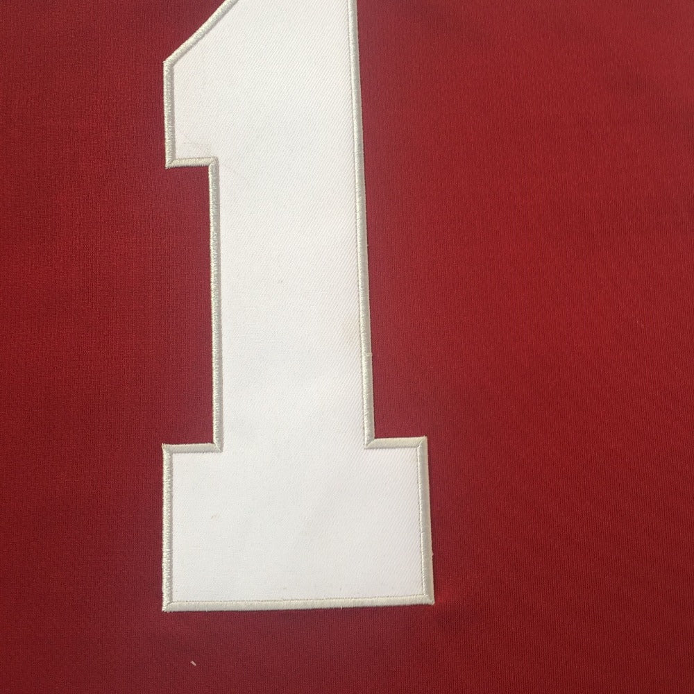 Thompson #1 Washington State College Basketball Jersey Red