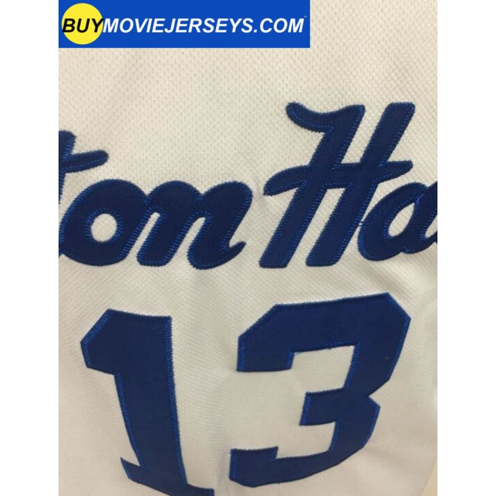 Seton Hall Pirates #13 Myles Powell College Men Basketball Jersey White