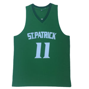 Kyrie Irving #11 St Patrick High School Basketball Jersey Green