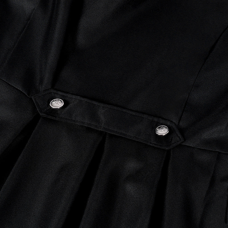Mens' Steampunk Gothic Long Sleeve Jacket Vintage Medieval Victorian Trench Coat