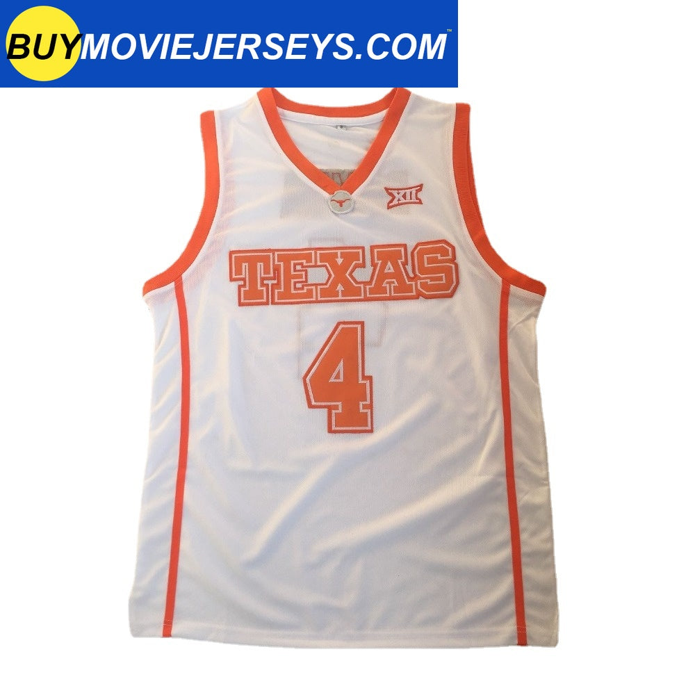 Mohamed Bamba #4 Texas University Basketball Jersey College