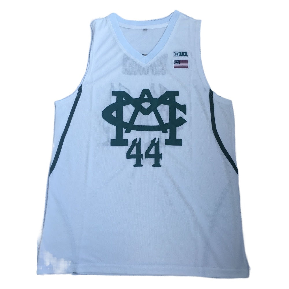 Nick Ward #44 Jersey Michigan College Swingman Basketball Jersey White