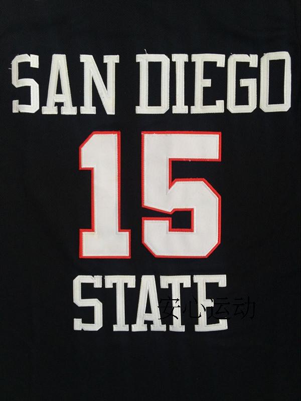 Kawhi Leonard #15  San Diego State University SDSU Basketball Jersey