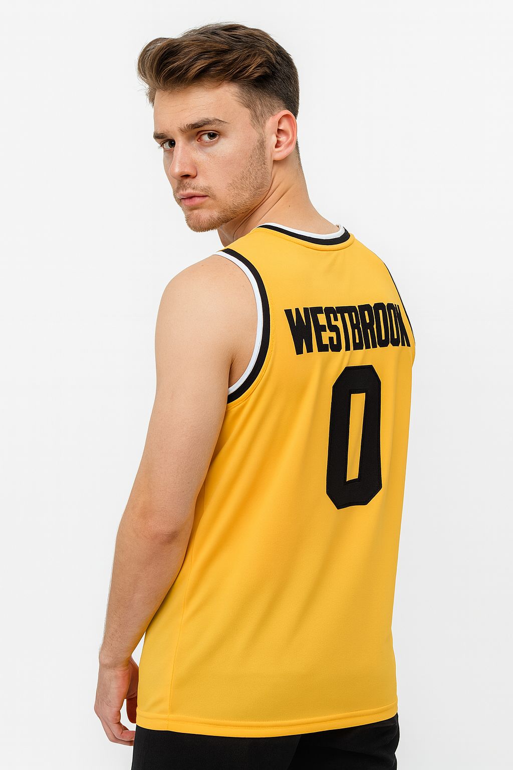 UCLA RUSSELL WESTBROOK 0 COLLEGE BASKETBALL JERSEY Yellow