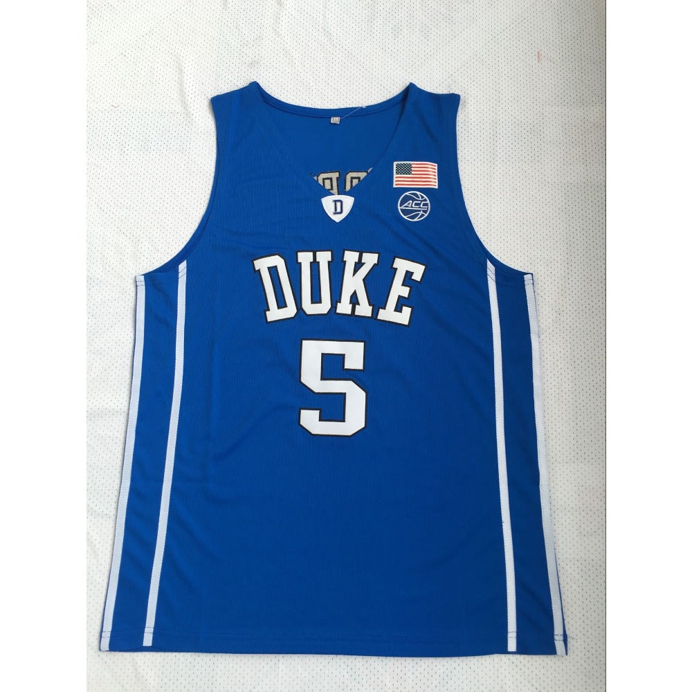 Barrett #5 Duke College Basketball Jersey -Blue