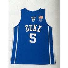 Load image into Gallery viewer, Barrett #5 Duke College Basketball Jersey -Blue