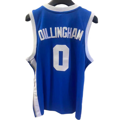 #0 Robert Dillingham Kentucky College Basketball Jersey Blue Embroidered