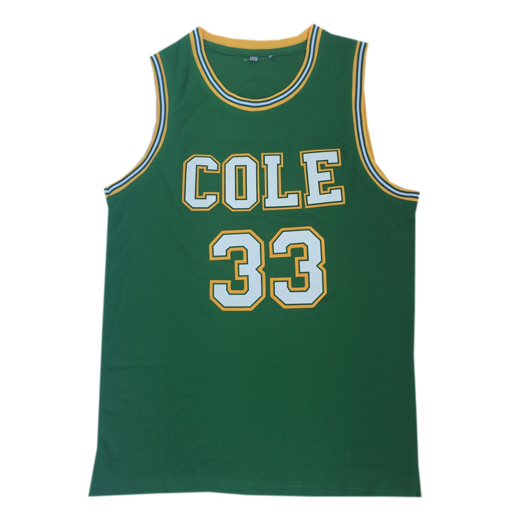 Shaquille O'Neal #33 Cole High School Throwback Jersey Green